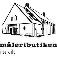 Logotyp Måleributiken i Alvik